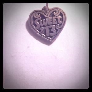 James Avery sweet 13 charm